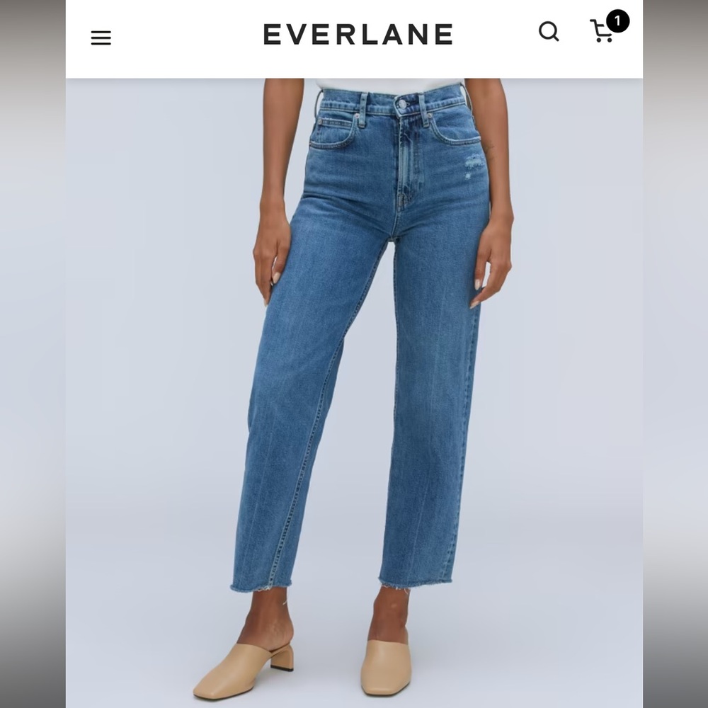 Everlane organic way high Jean size 25 regular
